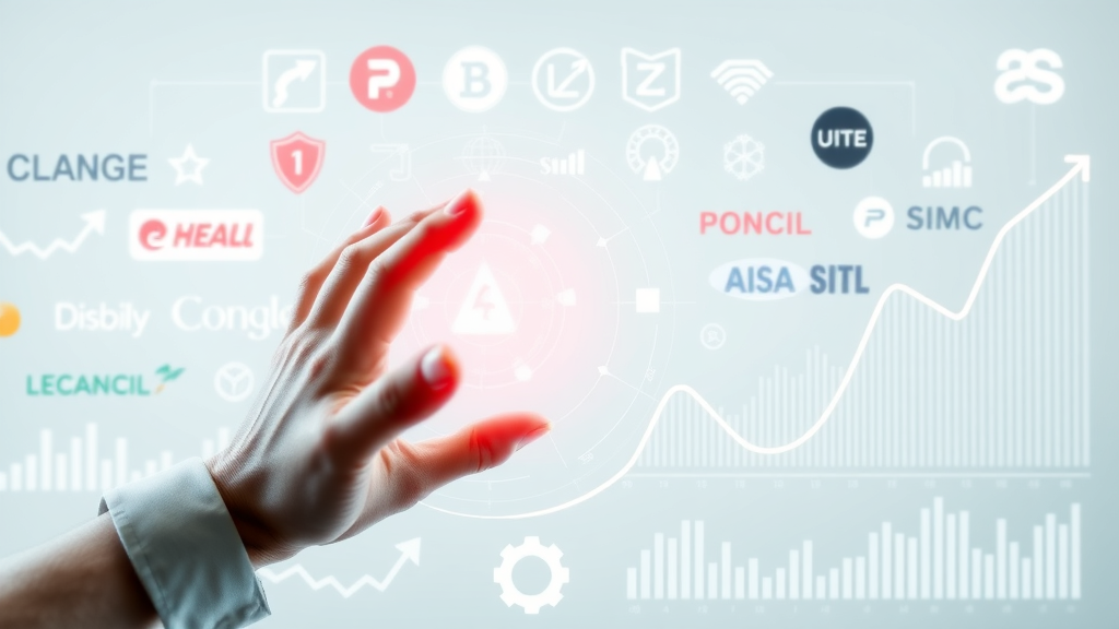 Interconnected brand logos illustrating collaborative marketing partnerships and growth trends