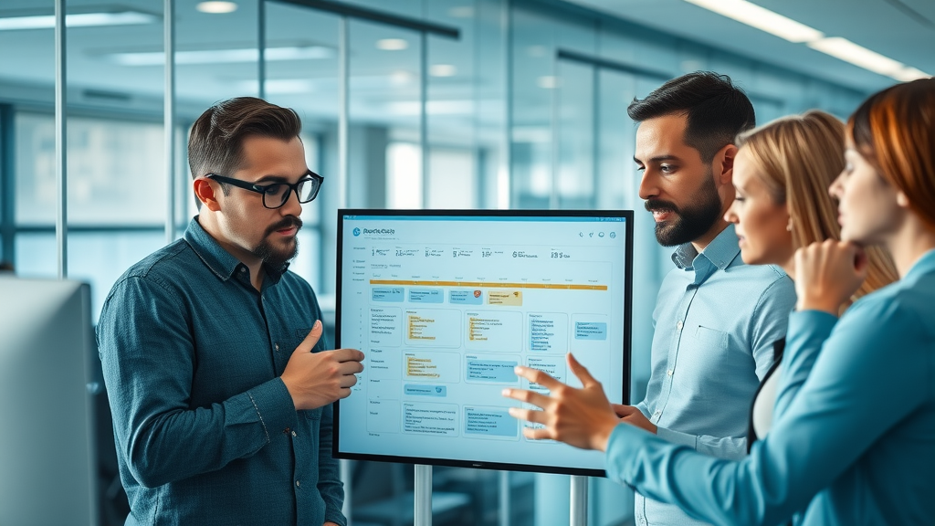 Team collaborating to overcome communication challenges in collaborative marketing trends