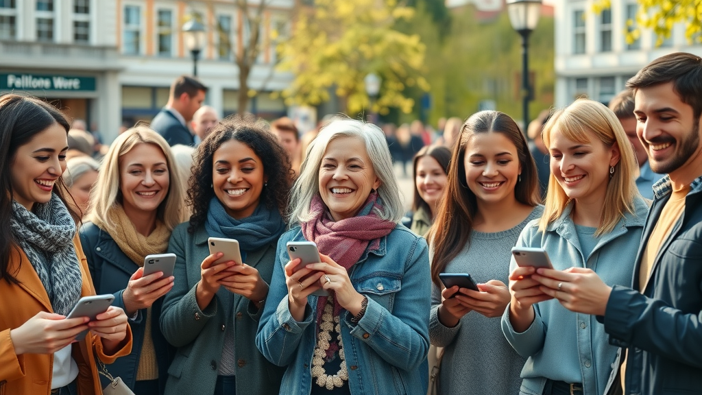 Residents receive geo targeting alerts for local events on smartphones.