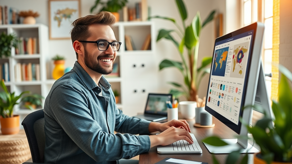 creative marketer developing engaging content marketing strategies for small businesses