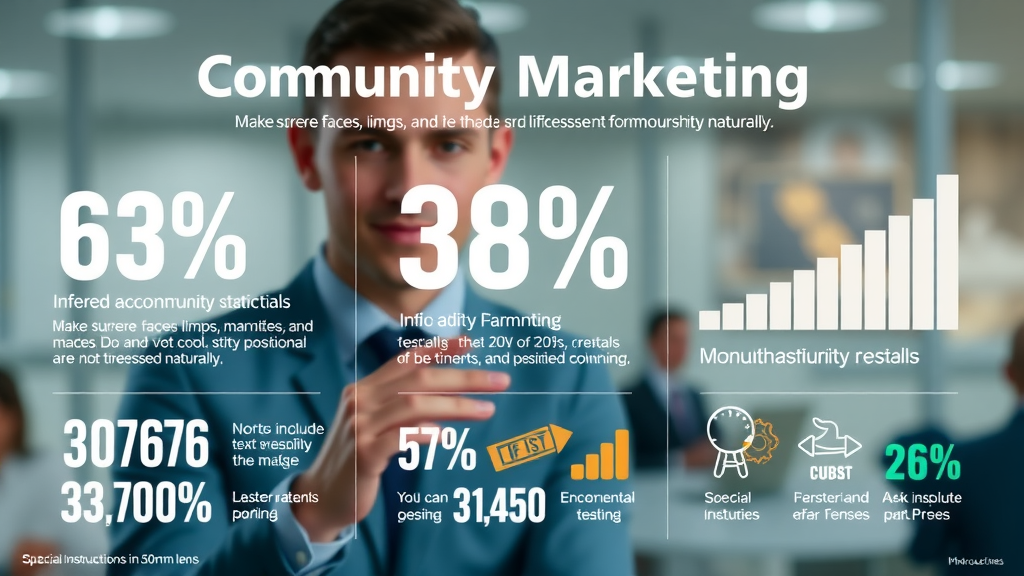 Community engagement marketing statistics infographic showing growth impact in Monmouthshire