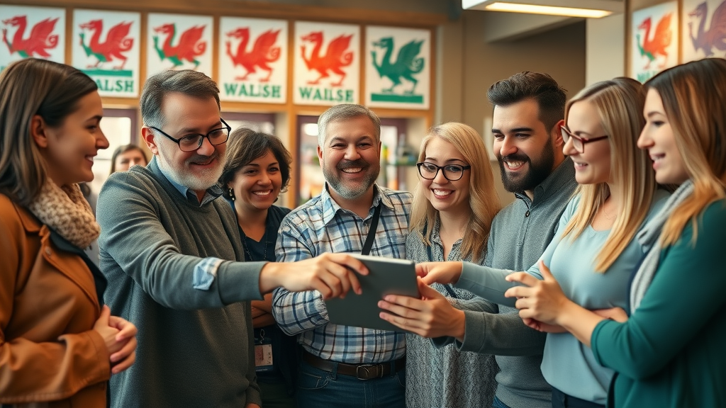 Community hub leaders collaborating in Monmouthshire, monmouthshiremedia.com connecting hubs across Wales