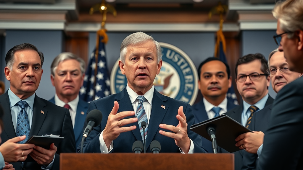 serious federal reserve press conference, officials addressing journalists, business news about federal reserve impact on markets, financial policy updates